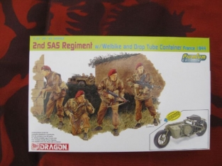 Dragon 6586 2nd SAS Regiment with Welbike and Drop Tube Container